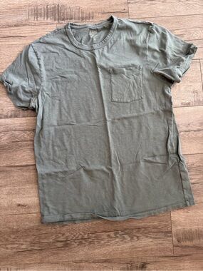 J. Crew Short Sleeve Pocket Tee in Olive